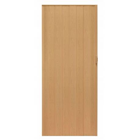 Drzwi harmonijkowe 004-100-02 jasny dąb 100 cm
