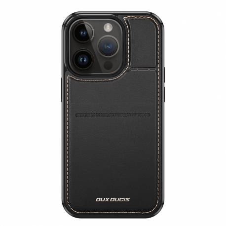 3 w 1 etui iPhone 13 Pro z MagSafe portfel blokada RFID podstawka Dux Ducis Rafi Mag - czarne