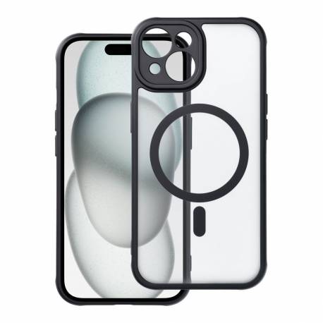Futerał Full Matte Mag Cover Kompatybilny Z Magsafe Do Iphone 15 Czarny