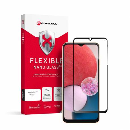 Forcell Flexible 5D - Szkło Hybrydowe Do Samsung Galaxy A13 4G/5G /a04S Czarny