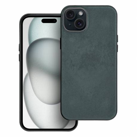 Woven Mag Cover Kompatybilne Z Magsafe Do Iphone 15 Plus Zielony