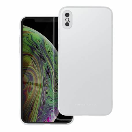 Futerał Roar Matte Glass Case - Do Iphone Xs Max Stalowy