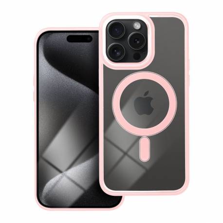 Futerał Color Edge Mag Cover Kompatybilny Z Magsafe Do Iphone 15 Pro Max Różowy
