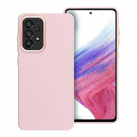 Futerał Frame Do Samsung A52 5G / A52 Lte ( 4G ) / A52S 5G Pudrowy Róż