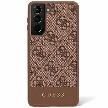 Oryginalne Etui Guess Hardcase Guhcs23Lg4Glbr Do Samsung S23 Ultra (4G Bottom Stripe / Brązowy)