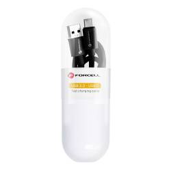 Forcell Kabel Usb Do Typ C 3.0 Qc3.0 3A C398 Tuba Czarny 1 Metr