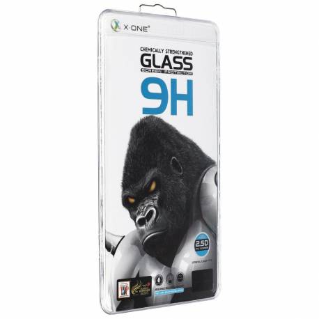Szkło Hartowane X-One Full Cover Extra Strong Crystal Clear - Do Iphone 13/13 Pro/14 (Full Glue) Czarny