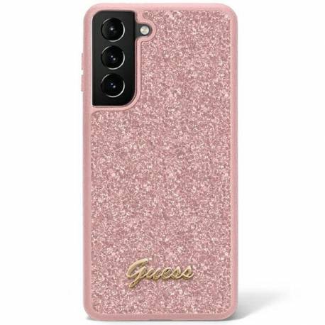 Oryginalne Etui Guess Hardcase Guhcs23Shggshp Do Samsung S23 (Fixed Glitter / Rózowy)