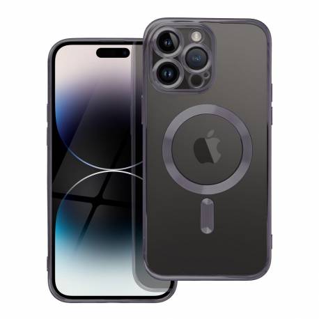 Futerał Electro Mag Cover Kompatybilny Z Magsafe Do Iphone 14 Pro Max Czarny