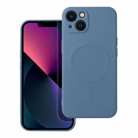 Futerał Silicone Mag Cover Kompatybilny Z Magsafe Do Iphone 13 Niebieski