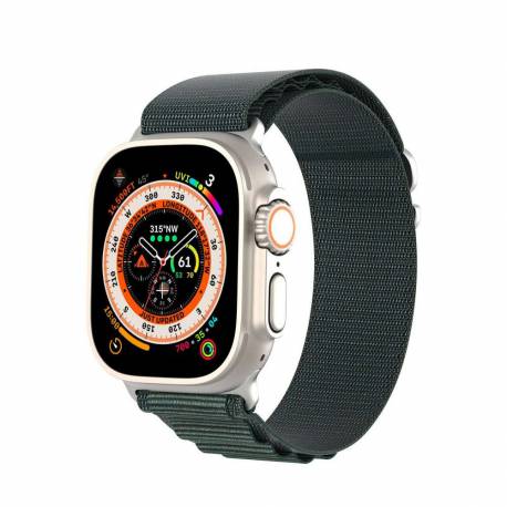 Dux Ducis Gs - Pasek Nylonowy Do Apple Watch 42/44/45/49Mm Oliwkowy