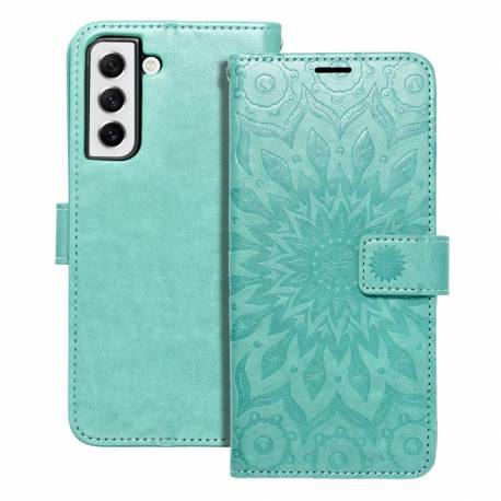 Kabura Mezzo Book Do Samsung S21 Fe Mandala Zielony