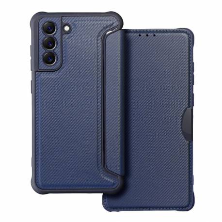 Kabura Razor Book Do Samsung S21 Fe Niebieski