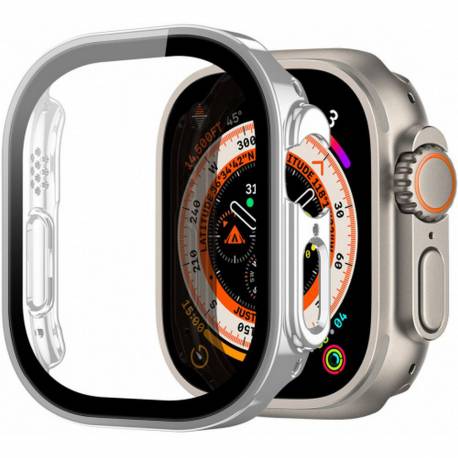 Dux Ducis Hamo - Futerał Ochronny Ze Szkłem Do Apple Watch Ultra/ultra2 49Mm Srebrny