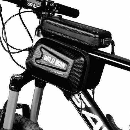 Uchwyt rowerowy / torba z pokrowcem na ramę na zamek WILDMAN ES6 1L 4" - 7"