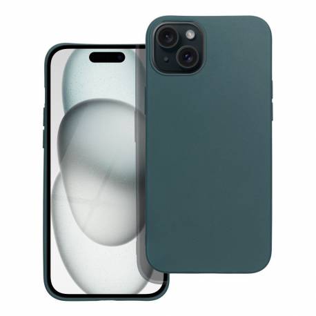 Futerał Matt Do Iphone 15 Plus Ciemnozielony