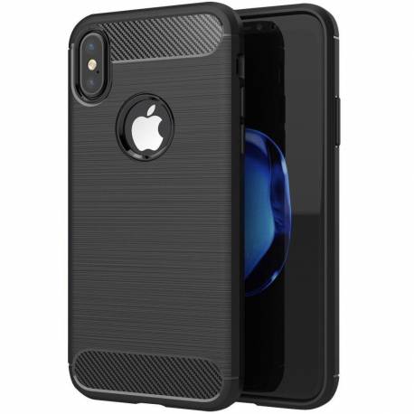 Futerał Carbon Do Iphone Xs Max Czarny