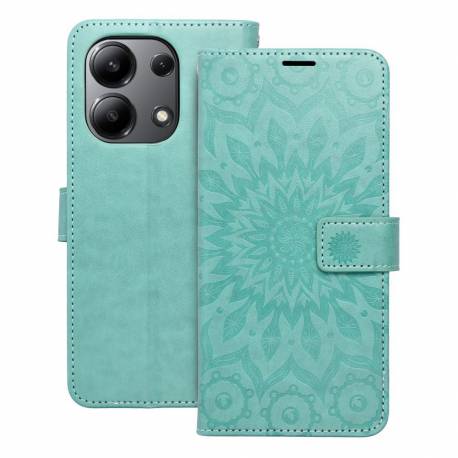Kabura Mezzo Book Do Xiaomi Redmi Note 13 4G Mandala Zielony