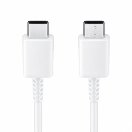 Oryginalny Kabel USB - SAMSUNG EP-DA705BWEGWW USB typ C - USB typ C biały blister