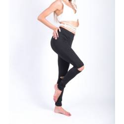 Sportowe Legginsy Fitness Trening Czarne M Leg19M