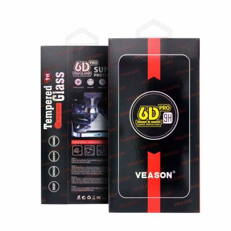 Szkło Hartowane 6D Pro Veason Glass - Do Iphone 15 Czarny