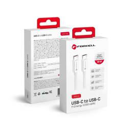 Forcell Kabel Typ C Do Typ C Qc4.0 3A/20V Pd60W C338 3M Biały