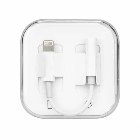 Adapter Hf/audio Do Iphone Lightning 8-Pin Do Jack 3,5Mm Box (W Pudełku, Żeński)