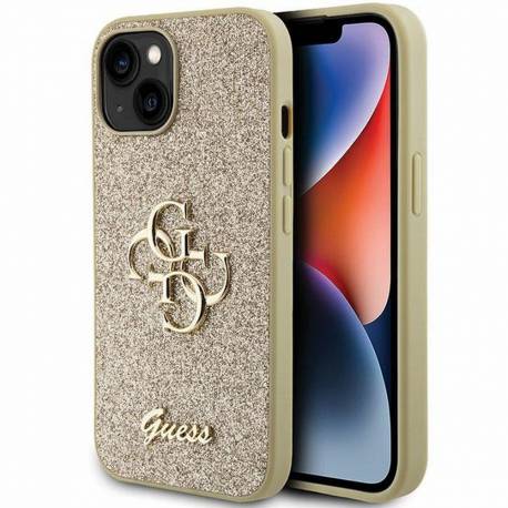 Oryginalne Etui Guess Hardcase Guhcp15Mhg4Sgd Do Iphone 15 Plus (Fixed Glitter Big 4G / Złoty)