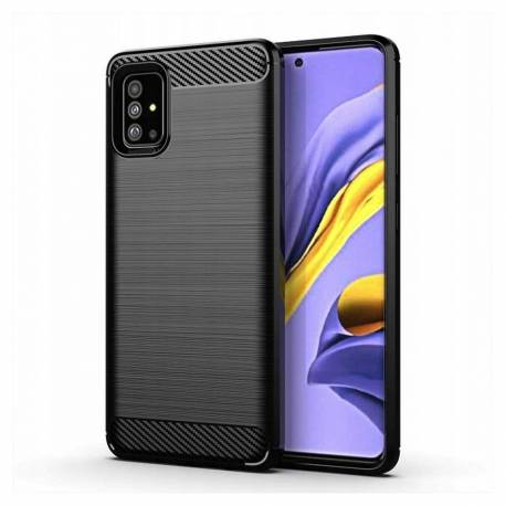 Futerał Carbon Do Samsung Galaxy A71 5G Czarny