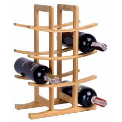 Stojak na wino bambusowy Todgar