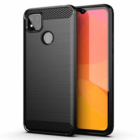 Futerał Carbon Do Xiaomi Redmi 9C Czarny