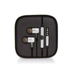 Zestaw słuchawkowy / słuchawki Stereo box MI metal srebrne (Jack 3,5mm)