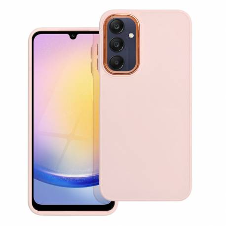 Futerał Frame Do Samsung A25 5G Pudrowy Róż