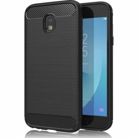 Futerał Carbon Do Samsung Galaxy J3 2017 Czarny