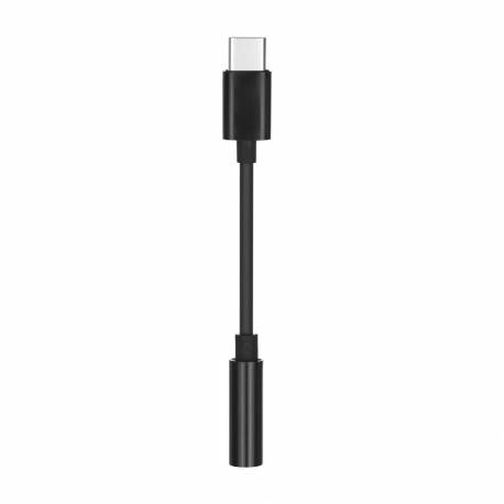 Adapter HF/audio Typ C do Jack 3,5mm czarny