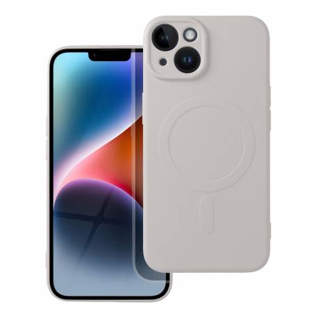 Futerał Silicone Mag Cover Kompatybilny Z Magsafe Do Iphone 14 Biały