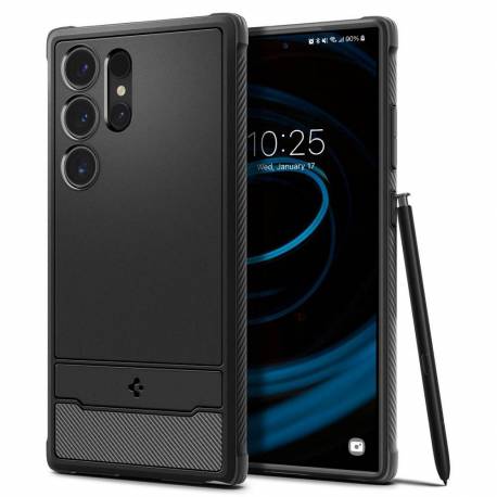 Futerał Spigen Rugged Armor Do Samsung S24 Ultra Matte Black