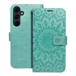 Kabura Mezzo Book Do Samsung A35 5G Mandala Zielony