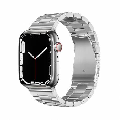 Forcell F-Design Fa10 Pasek / Opaska Do Apple Watch 38/40/41Mm Srebrny