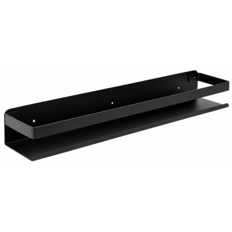 Półka łazienkowa loftowa Megara 50 cm czarna