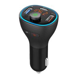 Transmiter FM MP3 z bluetooth 5.0 + USB A QC3.0 + Typ C (total 38W) ART FM-73 ART