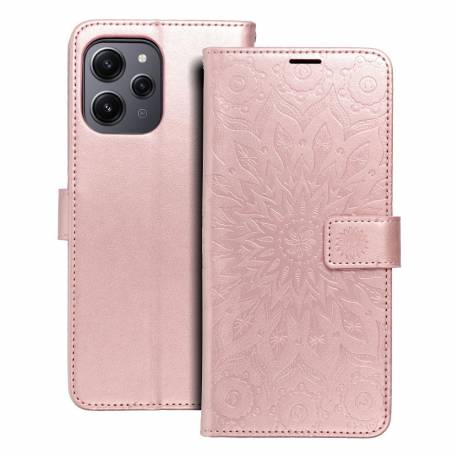 Kabura Mezzo Book Do Xiaomi Redmi 12 4G / 12 5G Mandala Złoty Róż