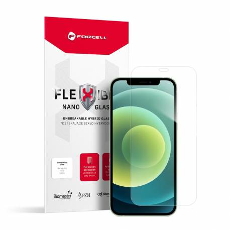 Szkło hybrydowe Forcell Flexible Nano Glass do iPhone 12/12 Pro 6,1"