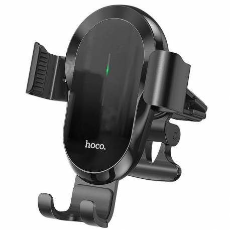HOCO uchwyt samochodowy z ładowaniem indukcyjnym magnetycznym do kratki wlotu 15W CA105 czarny