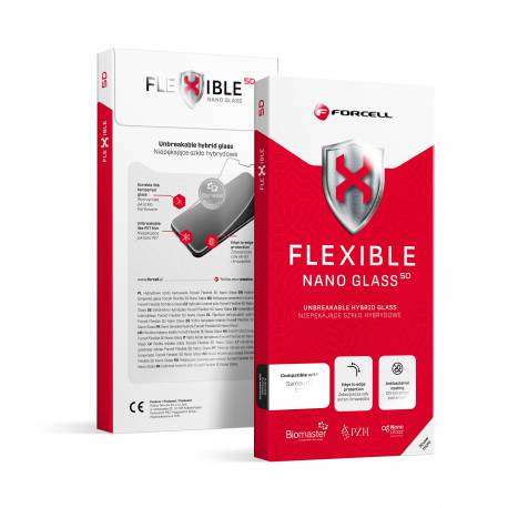 Forcell Flexible 5D - Szkło Hybrydowe Do Samsung Galaxy A54 5G Czarny