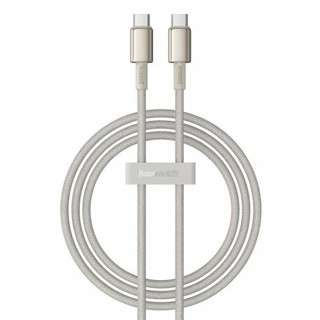 Kabel Baseus Tungsten Gold Usb-C / Usb-C 100W 1M - Złoty
