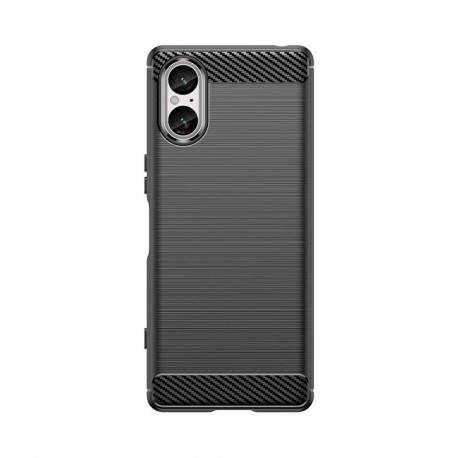 Etui Carbon Case Do Sony Xperia 5 V - Czarne