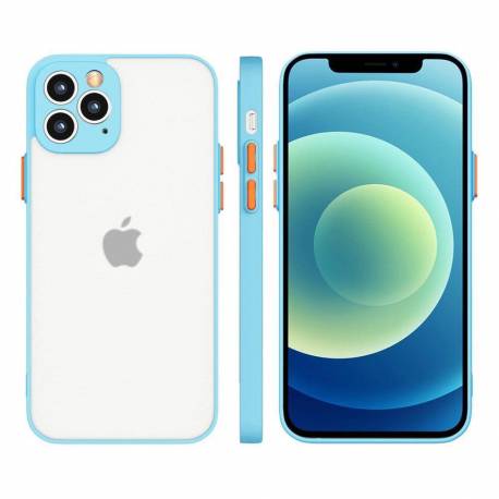 Milky Case silikonowe elastyczne półprzezroczyste etui do Xiaomi Redmi 10X 4G / Xiaomi Redmi Note 9 niebieski