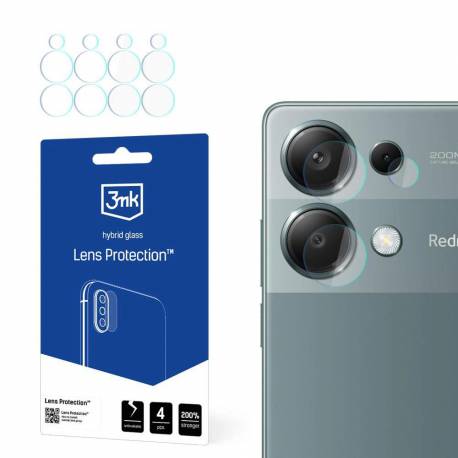 Szkło Na Aparat 3Mk Lens Protection™ Hybrydowe Na Redmi Note 13 Pro 4G