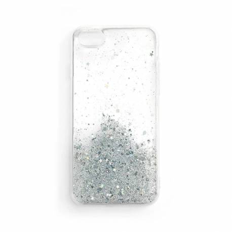 Wozinsky Star Glitter Błyszczące Etui Pokrowiec Z Brokatem Samsung Galaxy A22 4G Przezroczysty